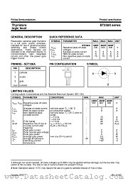 BT258X datasheet pdf Philips