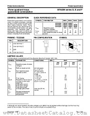 BTA204-800F datasheet pdf Philips