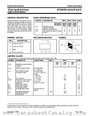BTA204W-500C datasheet pdf Philips