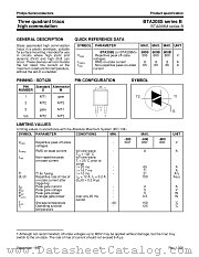 BTA208M-800B datasheet pdf Philips