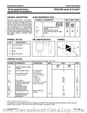 BTA212B-600F datasheet pdf Philips