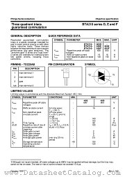 BTA216-800F datasheet pdf Philips