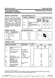 BTA216X-800E datasheet pdf Philips