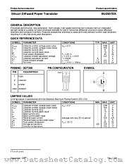 BU2507DX datasheet pdf Philips