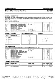 BUJ302A datasheet pdf Philips