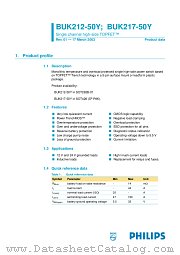 BUK212-50Y datasheet pdf Philips