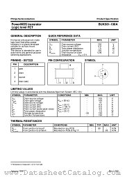 BUK581-100A datasheet pdf Philips