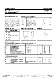BUK7605-30A datasheet pdf Philips
