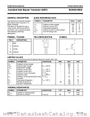 BUK854-800A datasheet pdf Philips