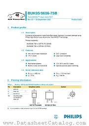 BUK9506-75B datasheet pdf Philips