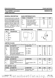 BUK9618-30 datasheet pdf Philips