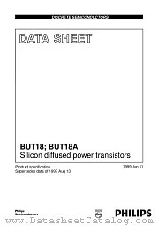 BUT18 datasheet pdf Philips