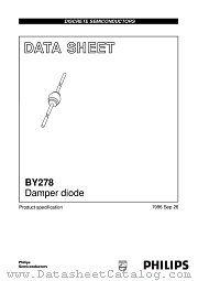 BY278 datasheet pdf Philips
