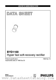 BYD1100 datasheet pdf Philips