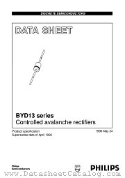 BYD13G datasheet pdf Philips