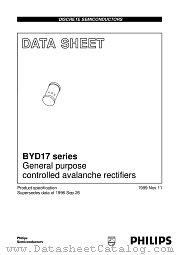 BYD17 datasheet pdf Philips