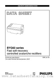 BYG60 datasheet pdf Philips