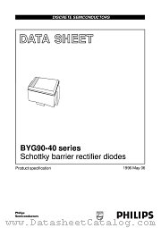 BYG90-30 datasheet pdf Philips
