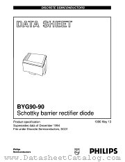 BYG90-90 datasheet pdf Philips