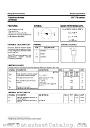 BYT79-400 datasheet pdf Philips