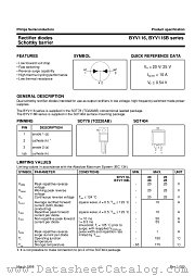 BYV116B-20 datasheet pdf Philips