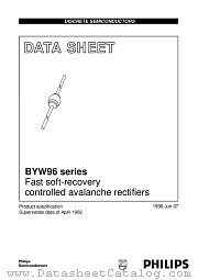 BYW96 datasheet pdf Philips