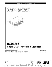 BZA109TS datasheet pdf Philips