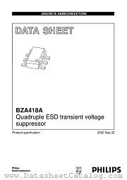 BZA418A datasheet pdf Philips