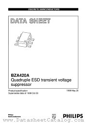 BZA420A datasheet pdf Philips