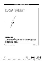 BZD142 datasheet pdf Philips