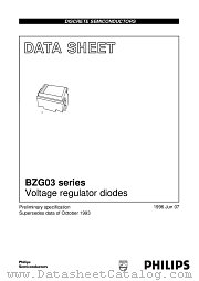 BZG03-C270 datasheet pdf Philips