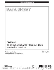 CBT3857PW datasheet pdf Philips