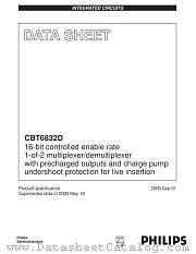 CBT6832D datasheet pdf Philips