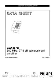CGY887B datasheet pdf Philips