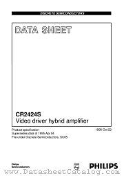 CR2424S datasheet pdf Philips