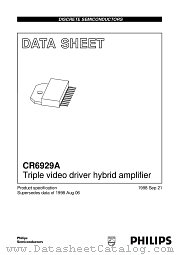 CR6929A datasheet pdf Philips