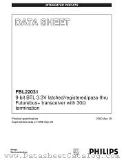 FBL22031BB datasheet pdf Philips