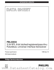 FBL22033 datasheet pdf Philips