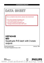 HEF4044BT datasheet pdf Philips