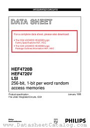 HEF4720VF datasheet pdf Philips