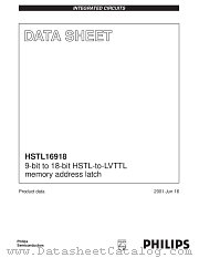 HSTL16918 datasheet pdf Philips