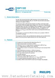 ISP1102 datasheet pdf Philips