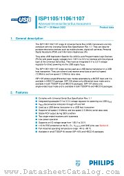 ISP1107DH datasheet pdf Philips