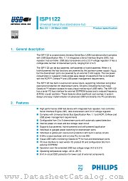 ISP1122NB datasheet pdf Philips