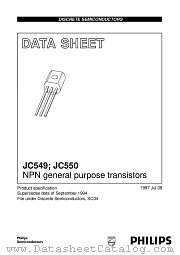 JC549C datasheet pdf Philips