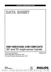 KM110BH2430 datasheet pdf Philips