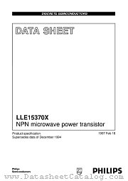 LLE15370X datasheet pdf Philips