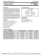 LM111FE datasheet pdf Philips