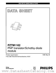PZTM1102 datasheet pdf Philips