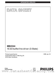 MB2244 datasheet pdf Philips